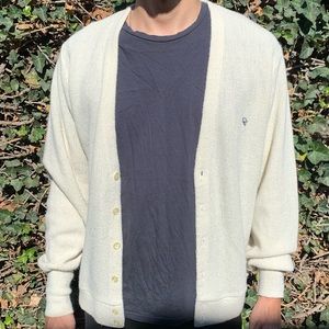 Vintage Dior cream oversized cardigan